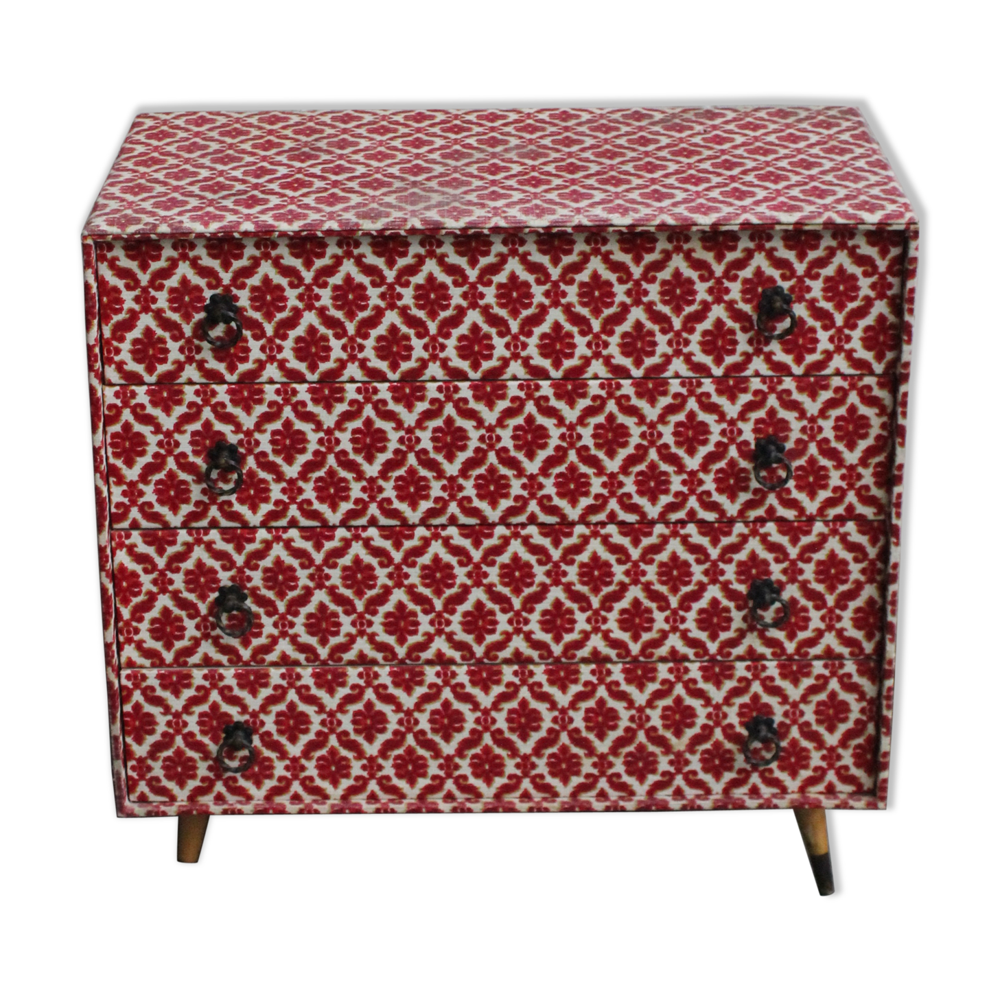 Velvet chest of drawers