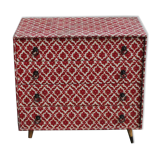 Velvet chest of drawers