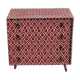 Velvet chest of drawers