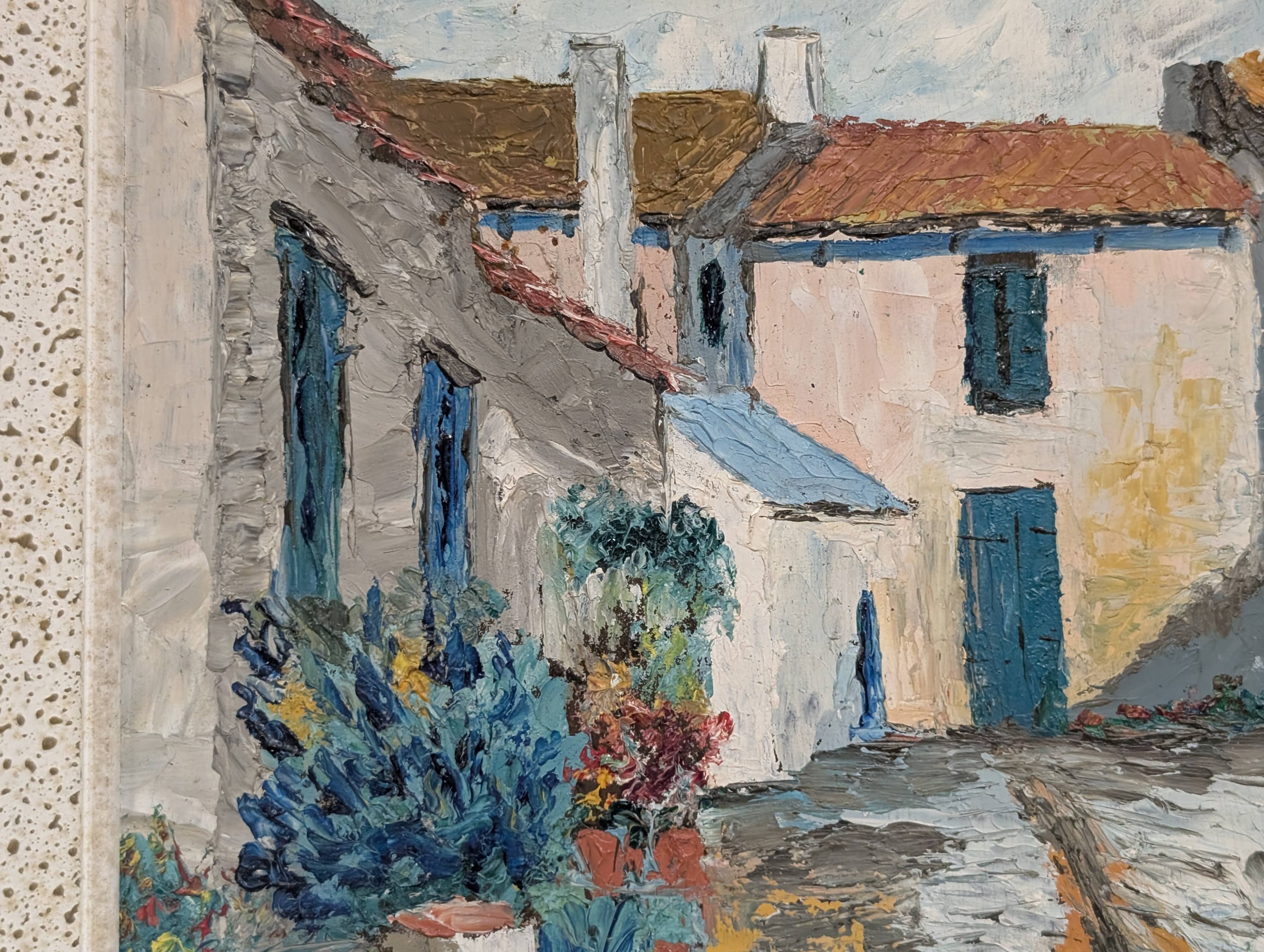 Old oil painting 1971