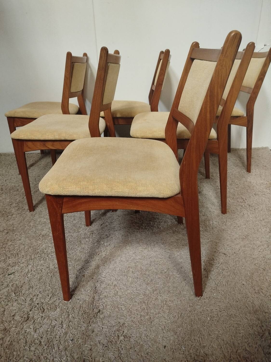 6 Danish rosewood chairs