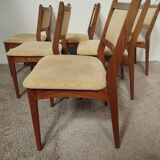 6 chaises Danoises en palissandre