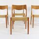 Set of 4 eetkamerstoelen Fristho team naar Niels O Moller model 71