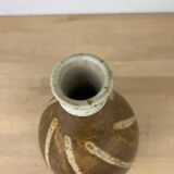 Pyrite stoneware bottle vase, Saint Philibert