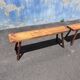 2 Bancs en bois