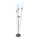 Vintage Lunel floor lamp with 3 golden metal tulips from the 1960s.