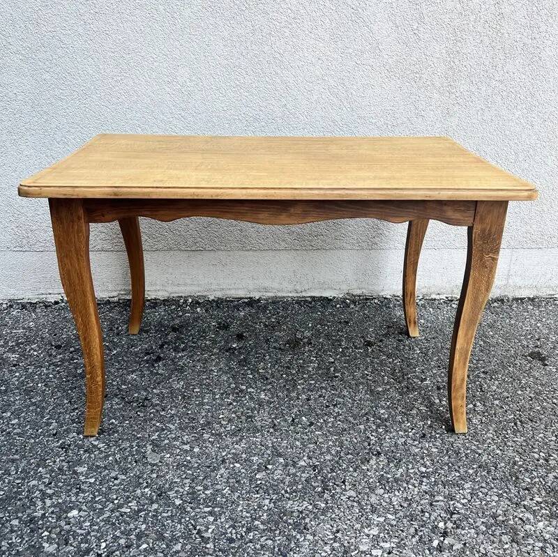 Natural wood coffee table