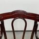 Chaise de bureau Thonet avec assise en rotin