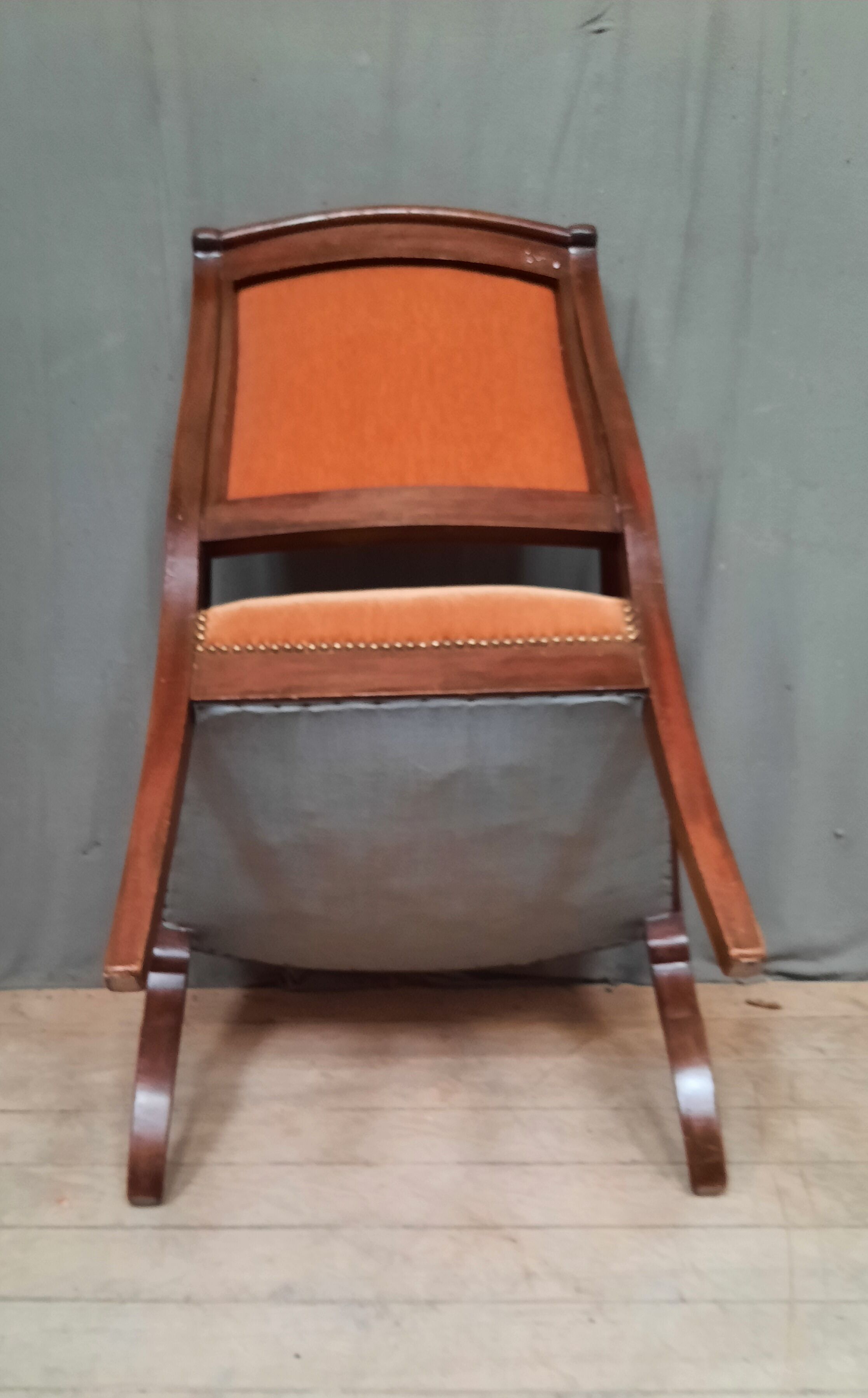 Mahogany armchair