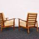 Paire de fauteuils vintage – Attributés à Károly Nagy, Hongrie, années 1940