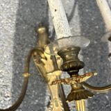 Pair of brass wall lights – Louis XVI style