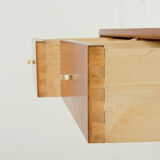 Scandinavian vintage wall unit with a console in the style of Poul Cadovius, 1960s