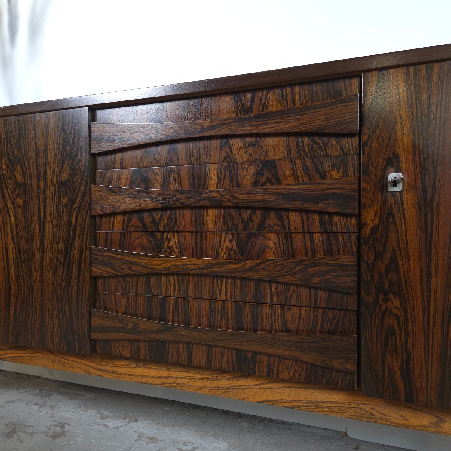 Vintage 60s - 70s rosewood sideboard TV cabinet