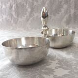 Old cups salter servant rinse-fingers silver bronze