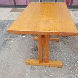 Charlotte Perriand pine table