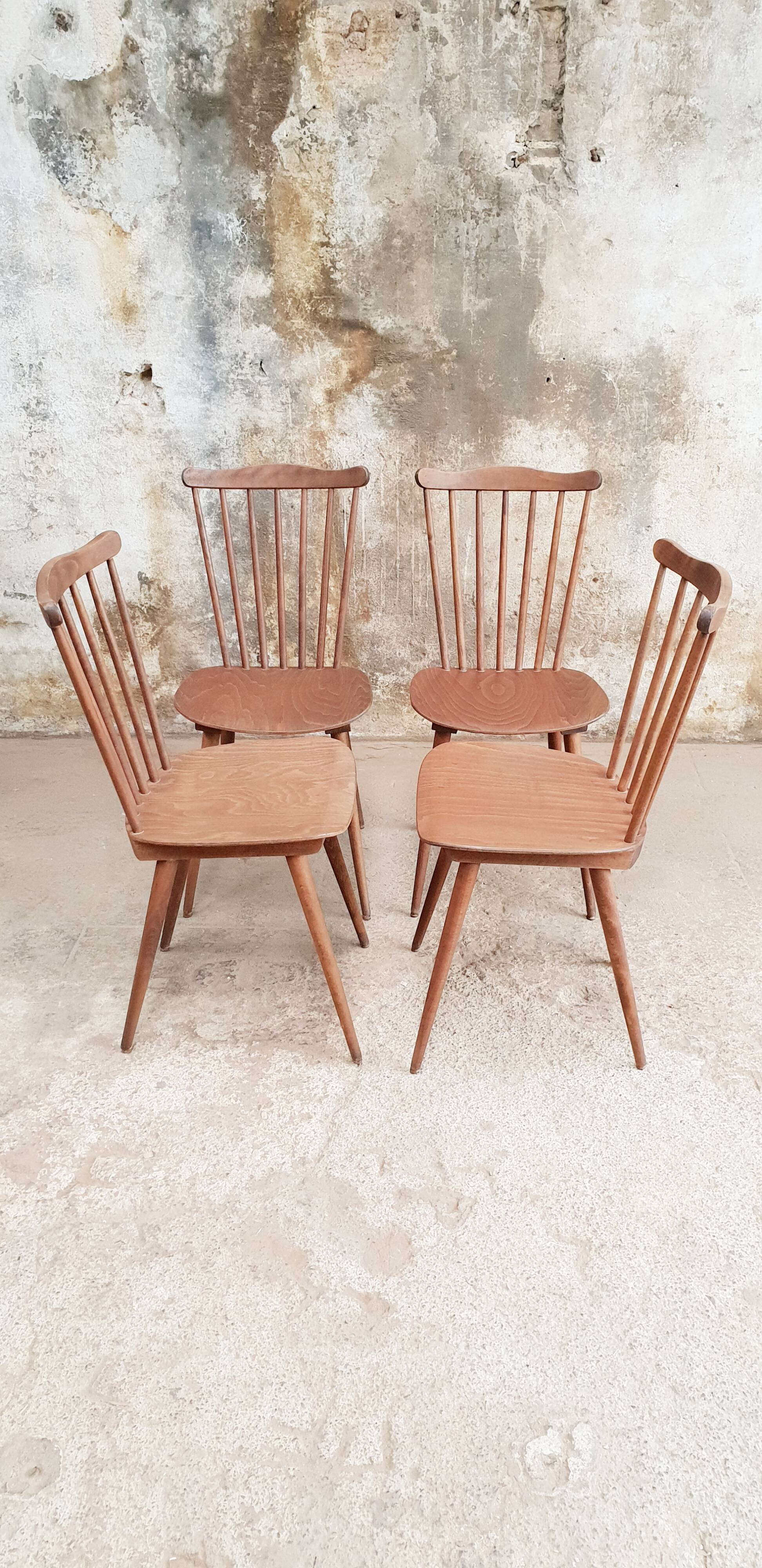 Set de 4 chaises  vintage