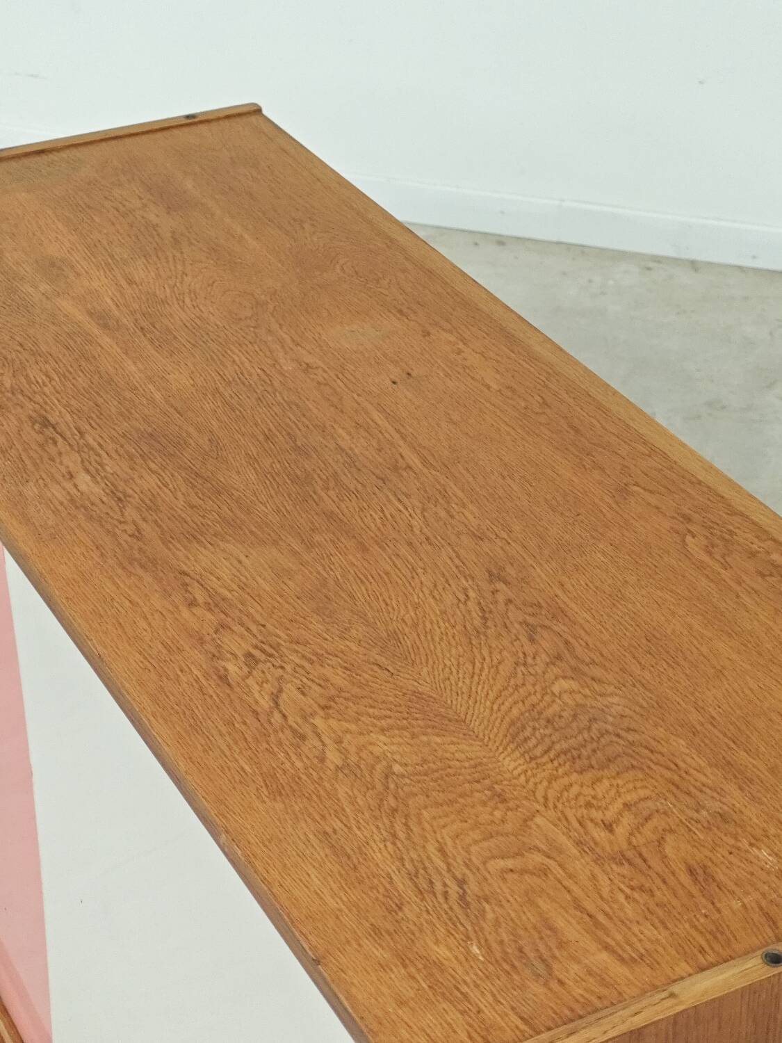 Wooden buffet U 452 pink by Jiri Jiroutek for Intérier Praha 1960