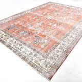 All-Over Floral Classic Red & Blue Turkish Rug, 260x366Cm