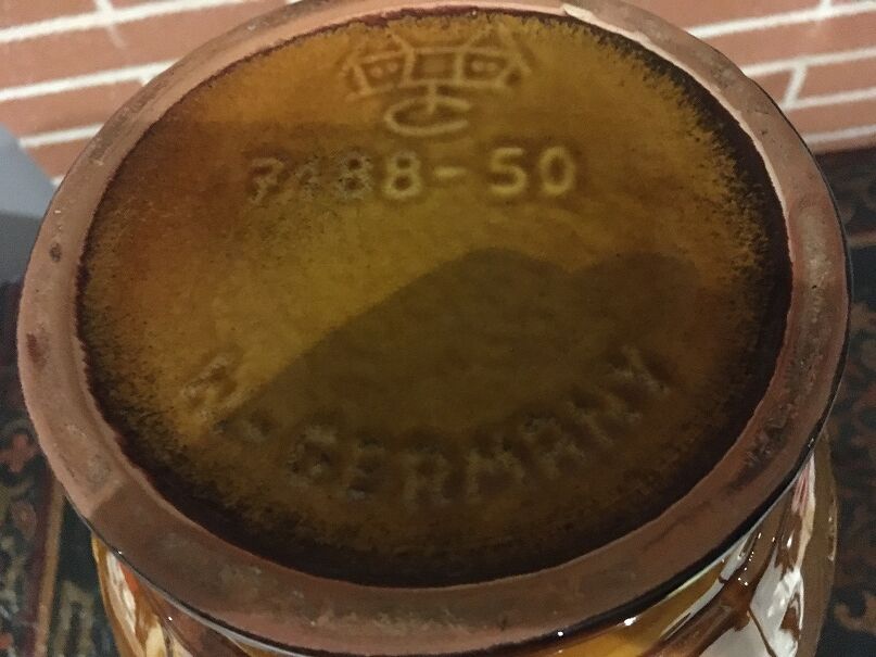 large ceramic vase in the 70s