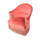 Fauteuil crapaud rose