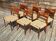 6 elegant vintage 1960s Danish rope chairs