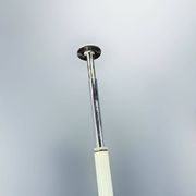 White telescopic floor-to-ceiling lamp model 642 by Hala, 1970s