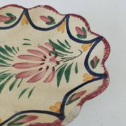 Vintage HB Quimper shell butter dish