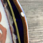 Antique plate in earthenware - English Imari style