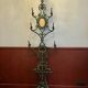 Cast iron coat rack 19th Alfred Corneau Frères Charleville
