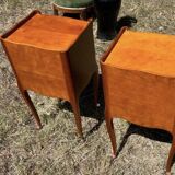 Wooden bedside tables