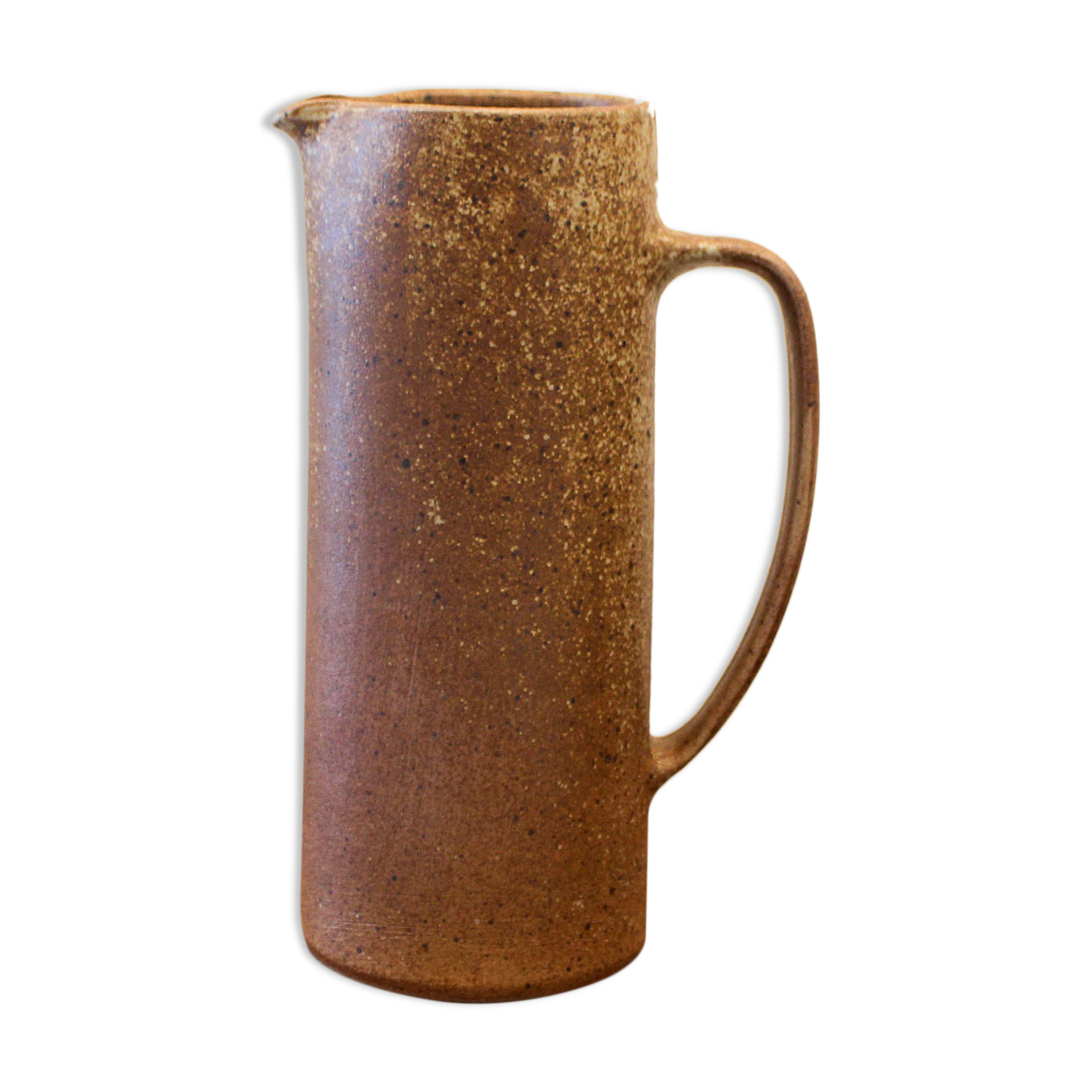 Pitcher in sandstone pyrity signed