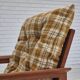 1970s, Danish lounge chair, original condition, furniture wool fabric, teak wood.