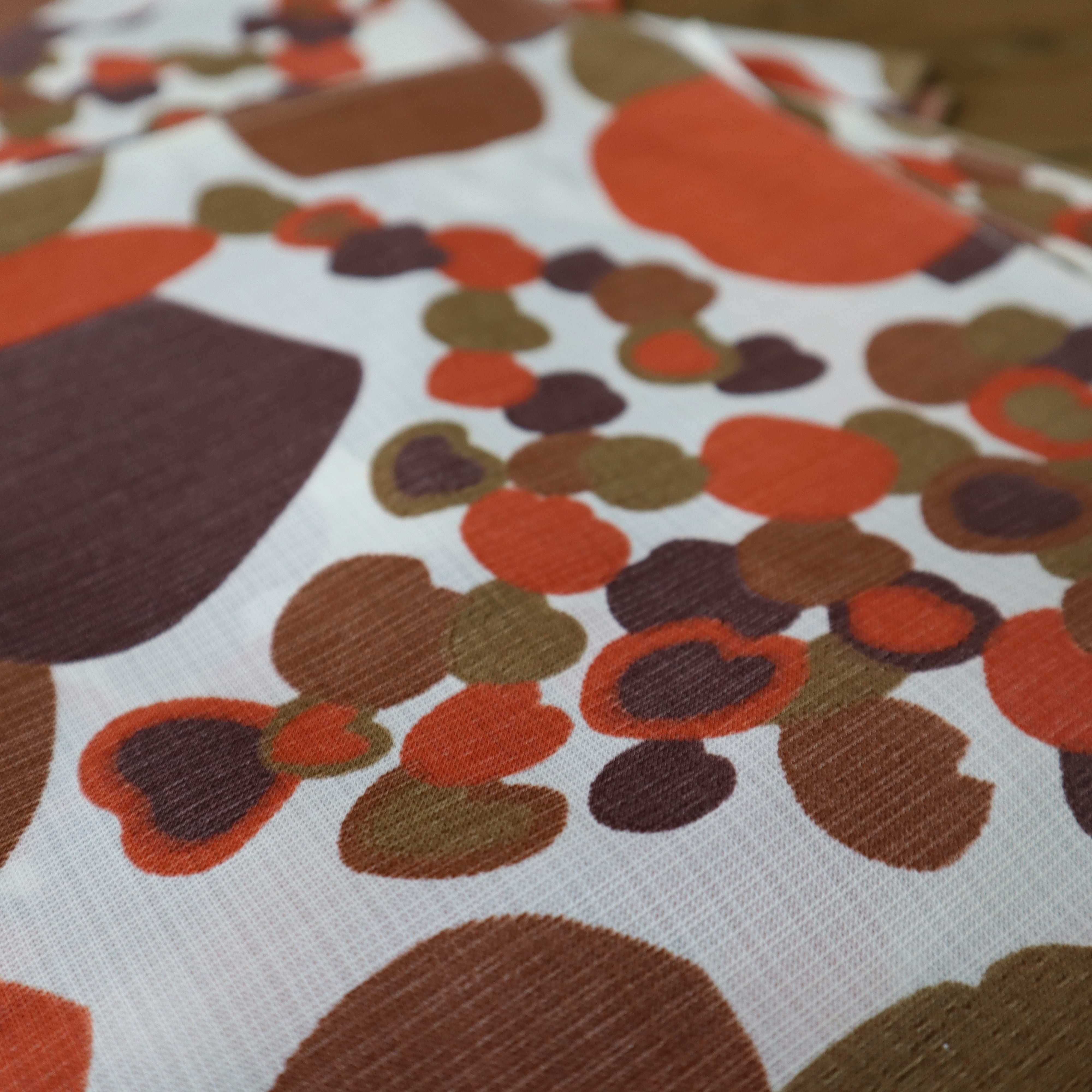 12 serviettes de table vintage années 60 / 70