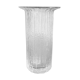 Vase scandinave verre pressé vintage