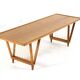 mid century modern Coffee table 'Deinum'  vintage design with magazine rack