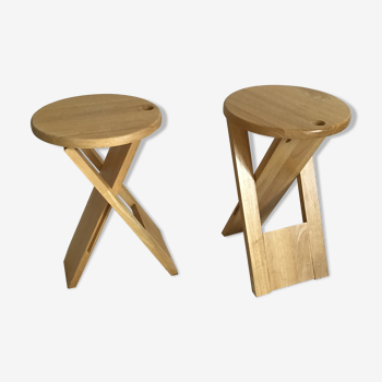 Pair of stools 'Suzy' by Adrian Reed