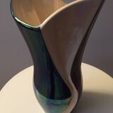 Iridescent enamelled vase