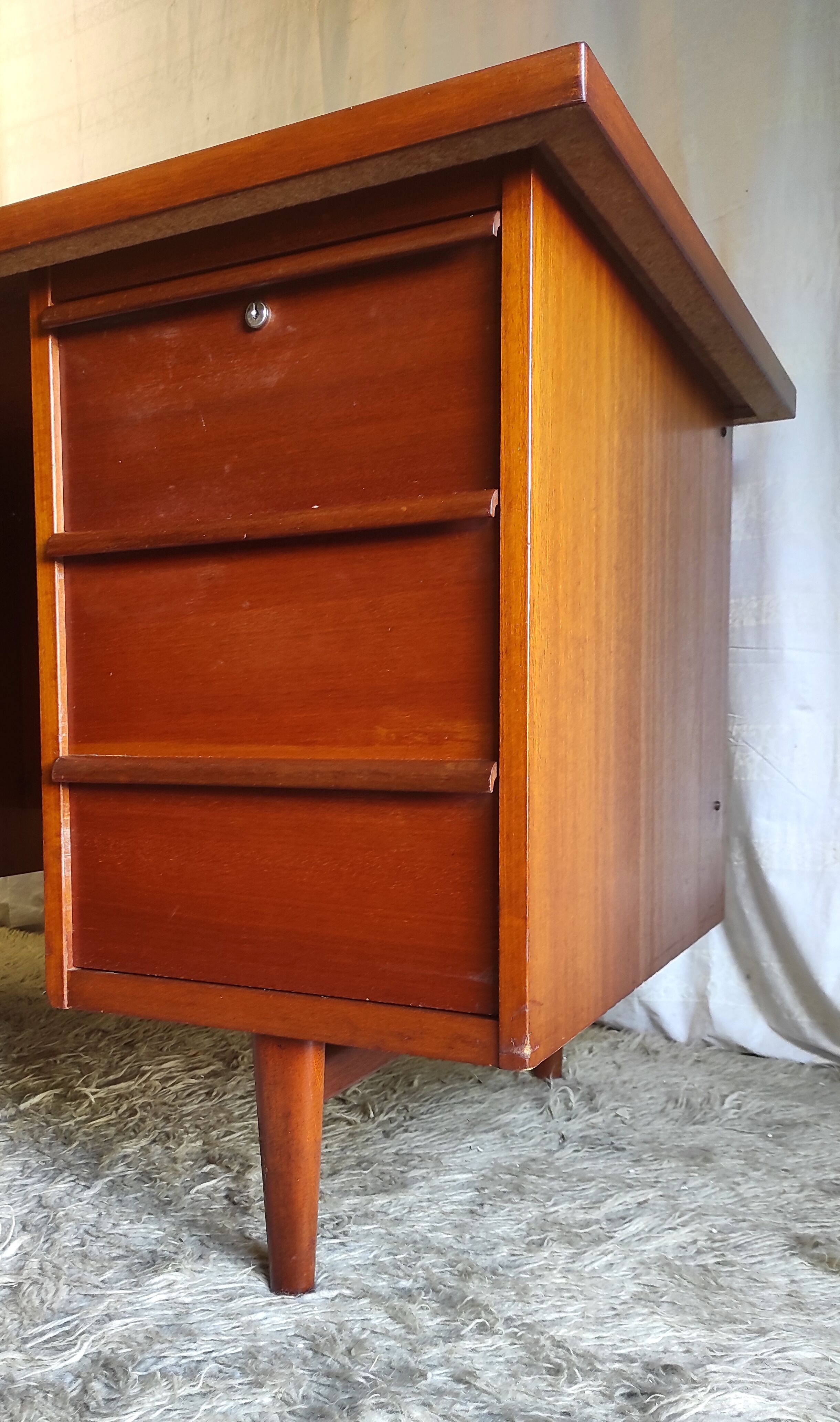 Scandinavian style teak office - 60s