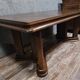 Large extendable dining table from the Art Deco period – checkerboard top –