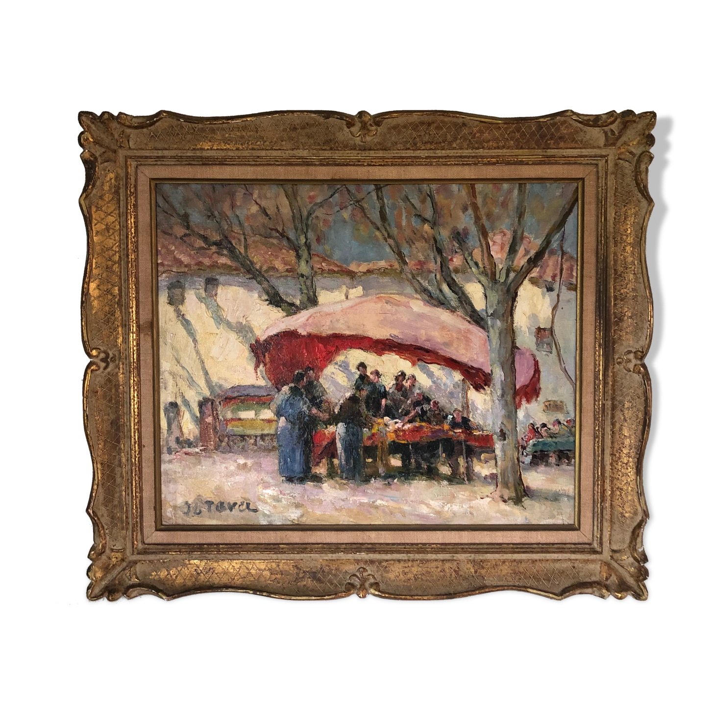Provençal market painting