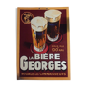 Carton publicitaire bière Georges J