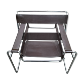 Fauteuil  Wassily de Mercel Breuer édition gavina