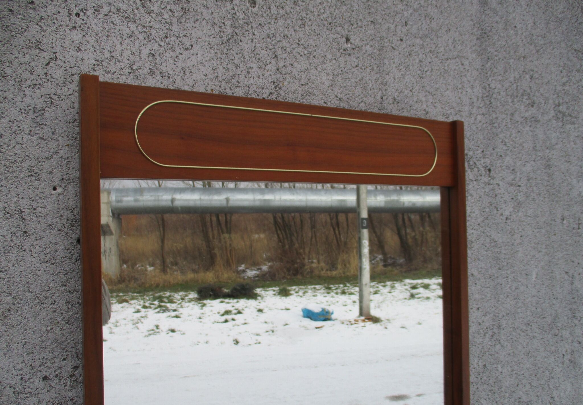 Mirror and console, sweden, 1960s