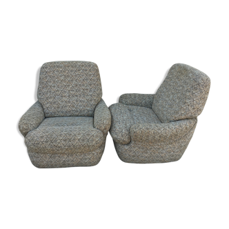 Pair of armchairs 1980