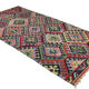Anatolian handmade kilim rug 354 cm x 172 cm