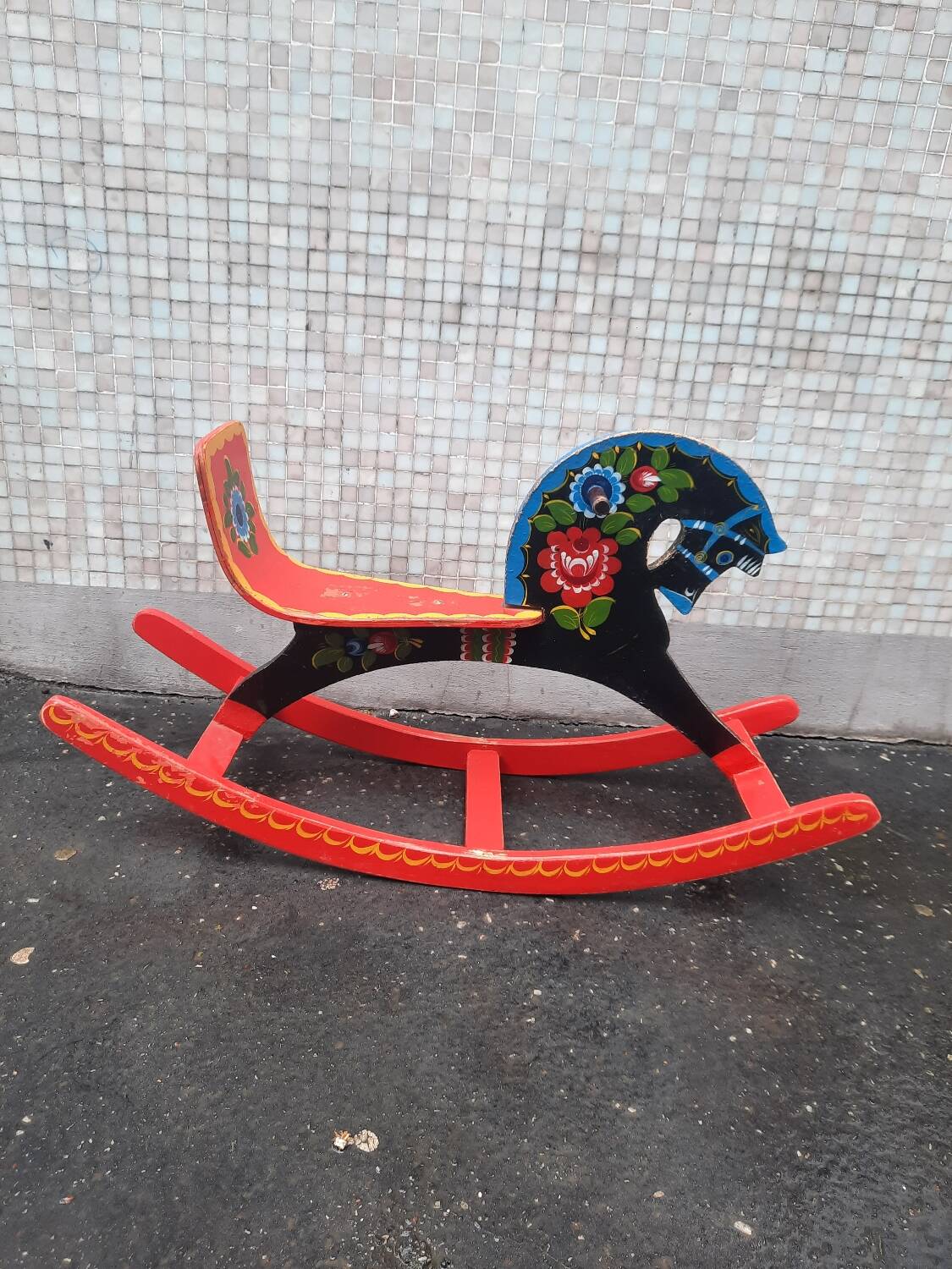 Vintage rocking horse