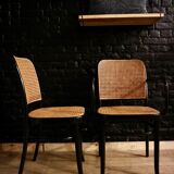 Lot an armchair and chair 811 Josef Hoffmann Thonet Prague