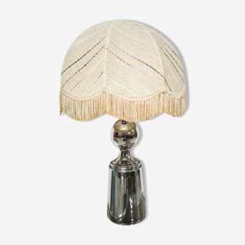 Vintage chrome foot lamp