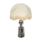 Lampe vintage pied chromé