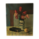 Tableau nature morte charme vintage 1938 signe